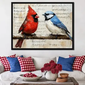 Cardinal and Blue Jay Symphony