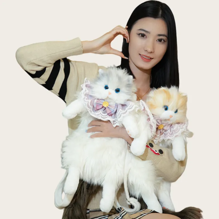 Cat Backpack Plush Doll  The Purr-fect Gift for Cat Lovers!