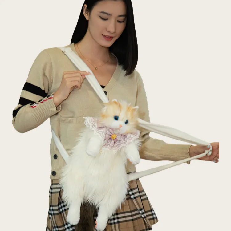 Cat Backpack Plush Doll  The Purr-fect Gift for Cat Lovers!