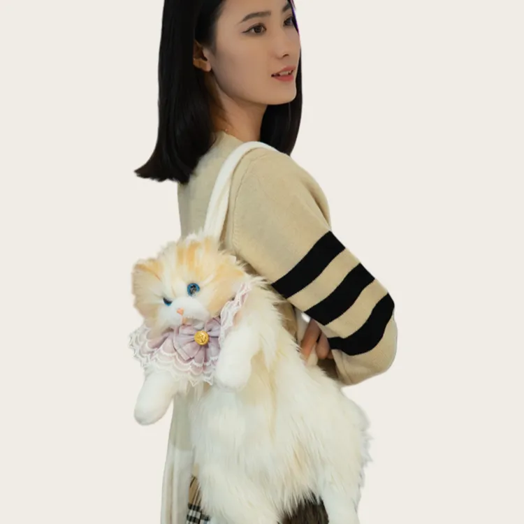 Cat Backpack Plush Doll  The Purr-fect Gift for Cat Lovers!