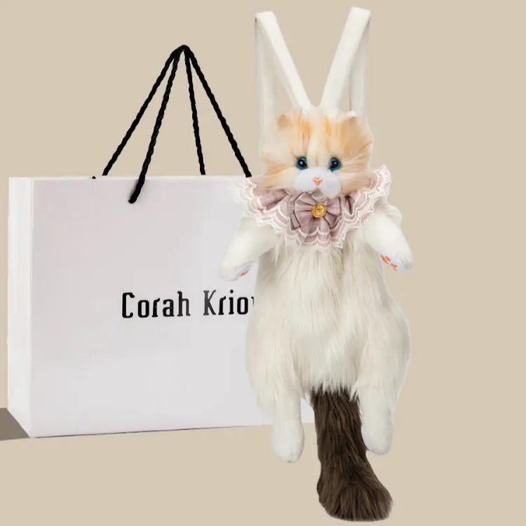 Cat Backpack Plush Doll  The Purr-fect Gift for Cat Lovers!