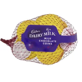 C'bury Dairy Milk Chocolate Coins Net 70g