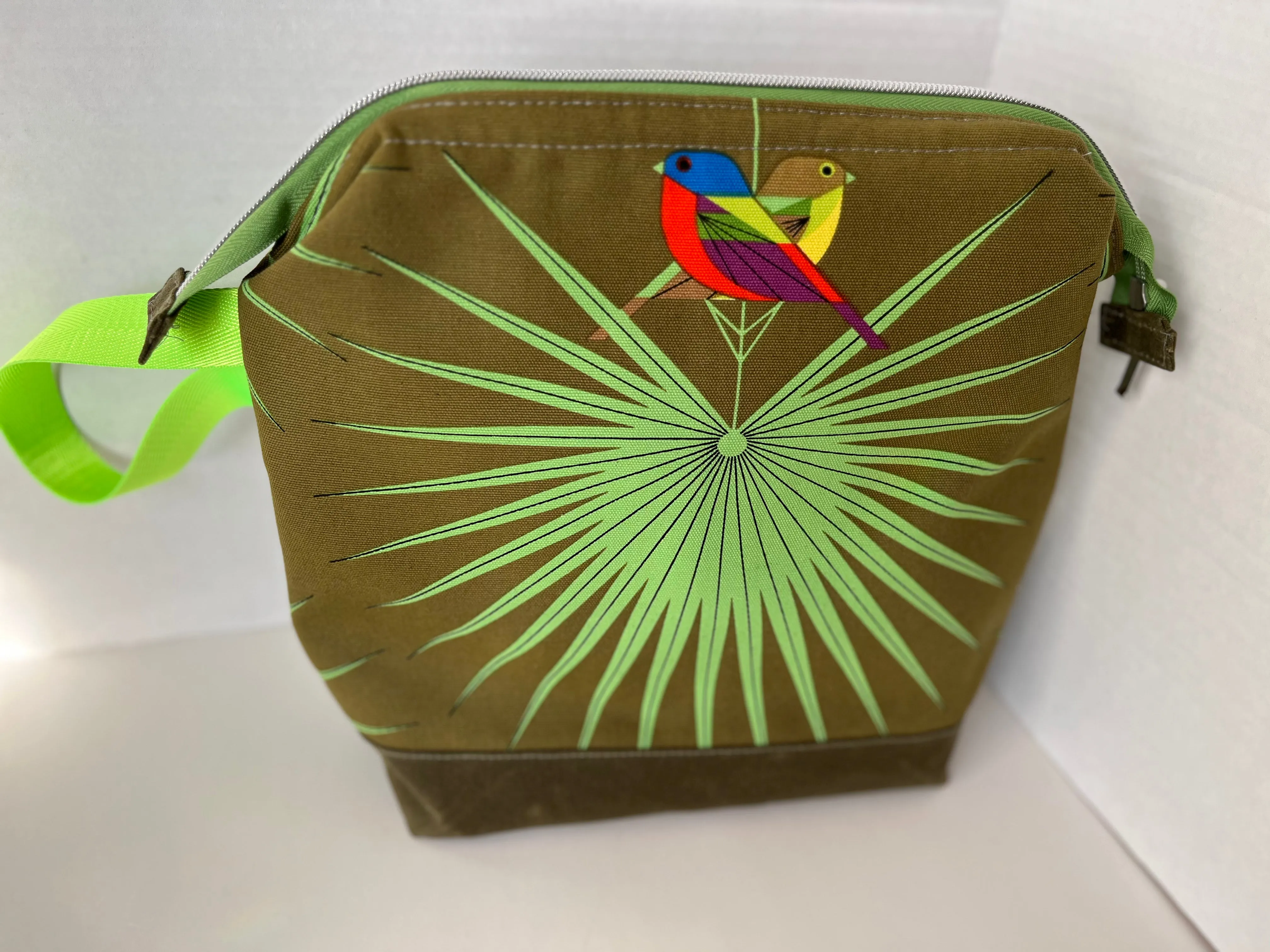 Charley Harper Birds Wire Framed Knitting Bag