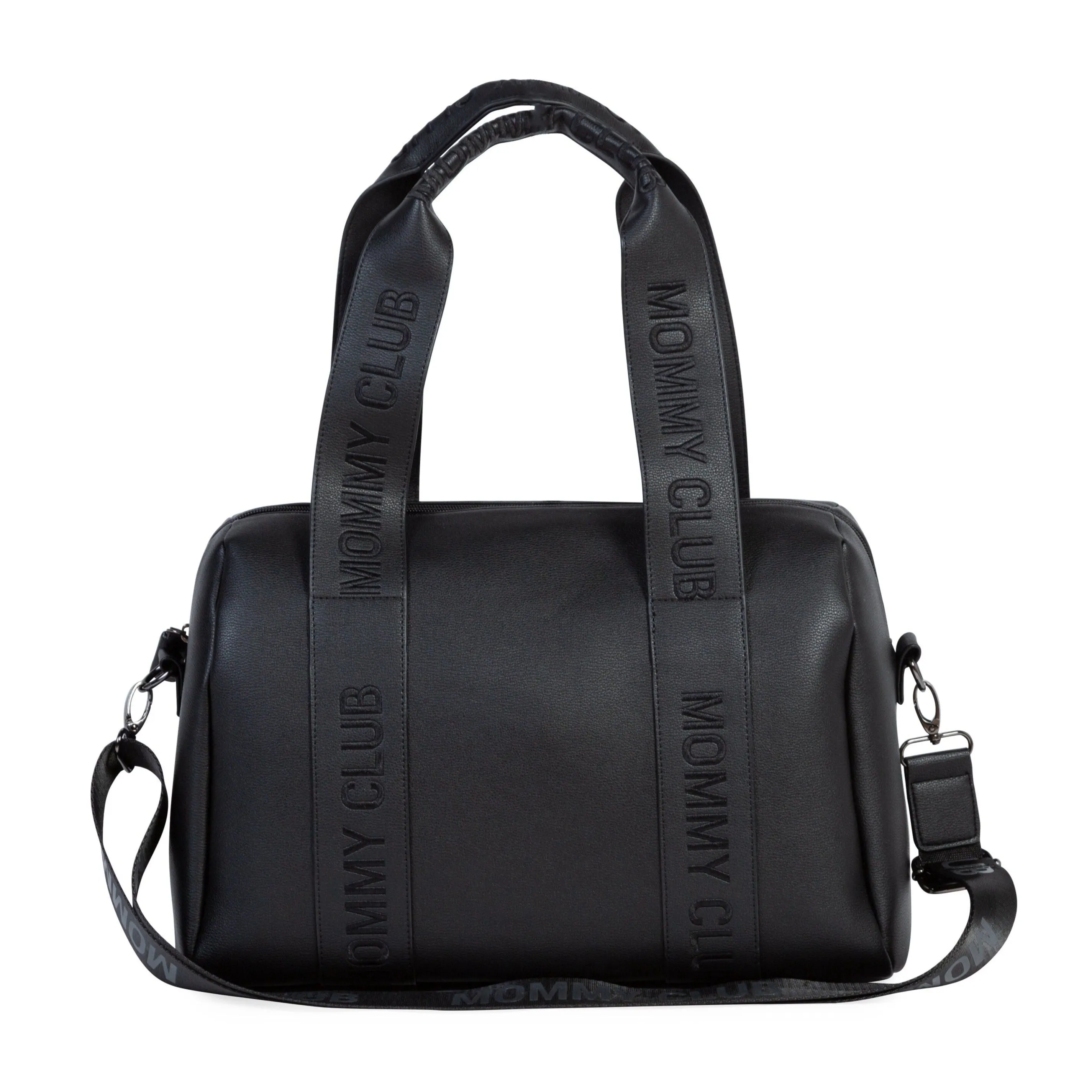 Childhome Mommy Club Signature Luiertas | Simili Leather Black