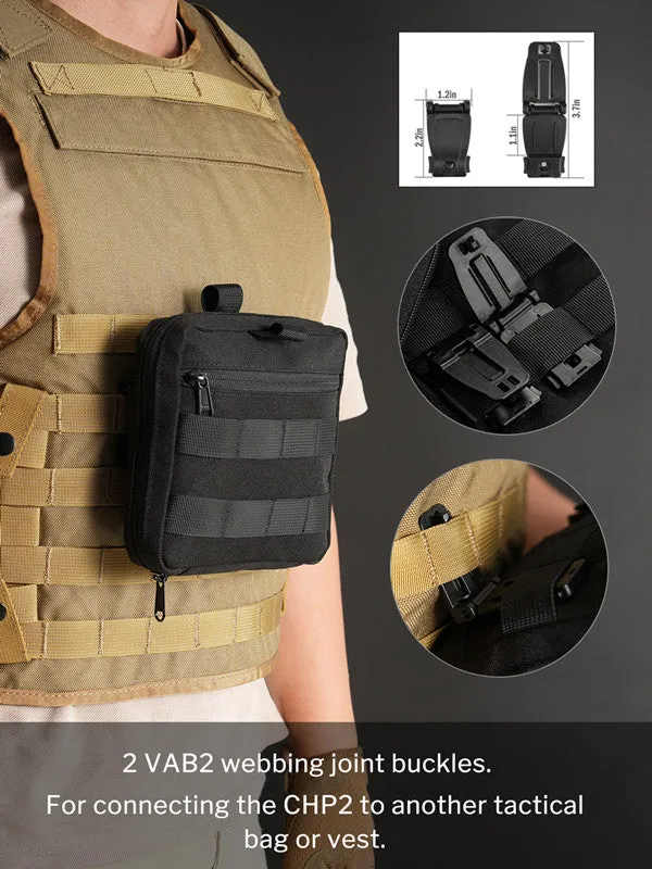 CHP2 Tactical Admin Pouch, Molle Tool Storage Bag