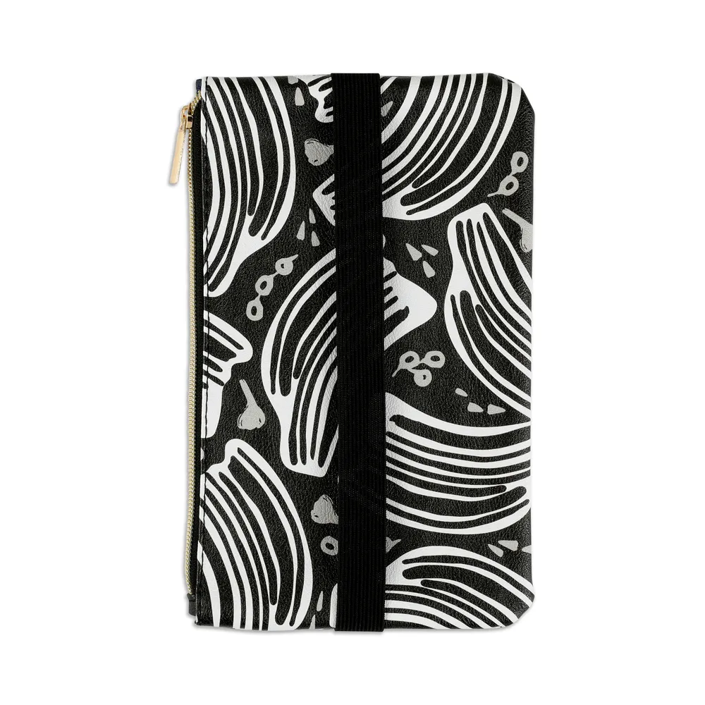 Classic Banded Pen Pouch - Funky Abstracts