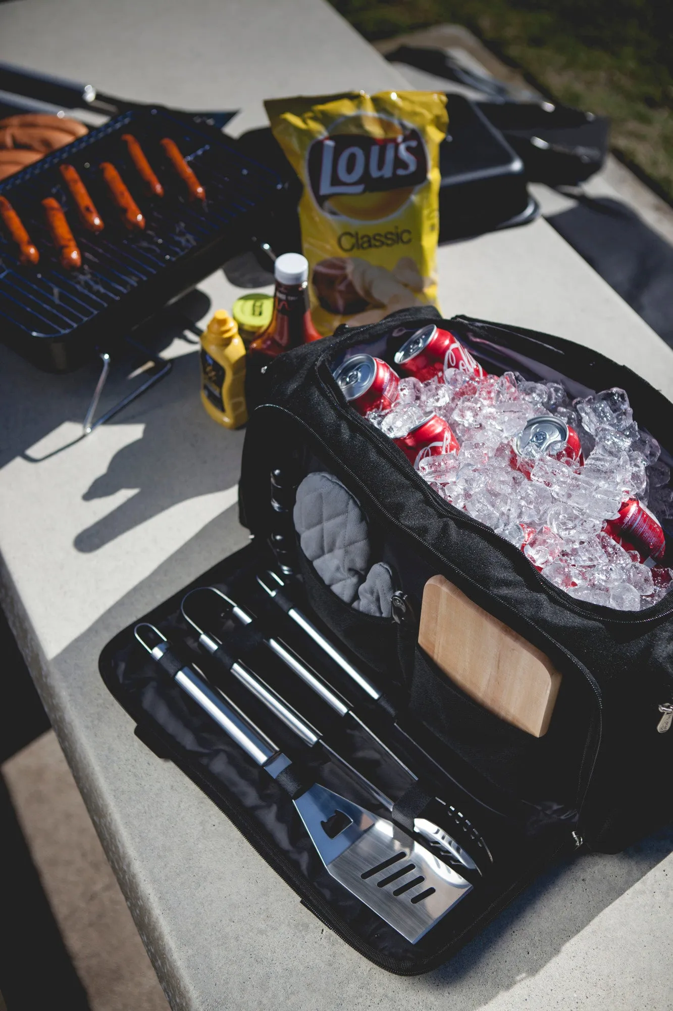 Clemson Tigers - BBQ Kit Grill Set & Cooler