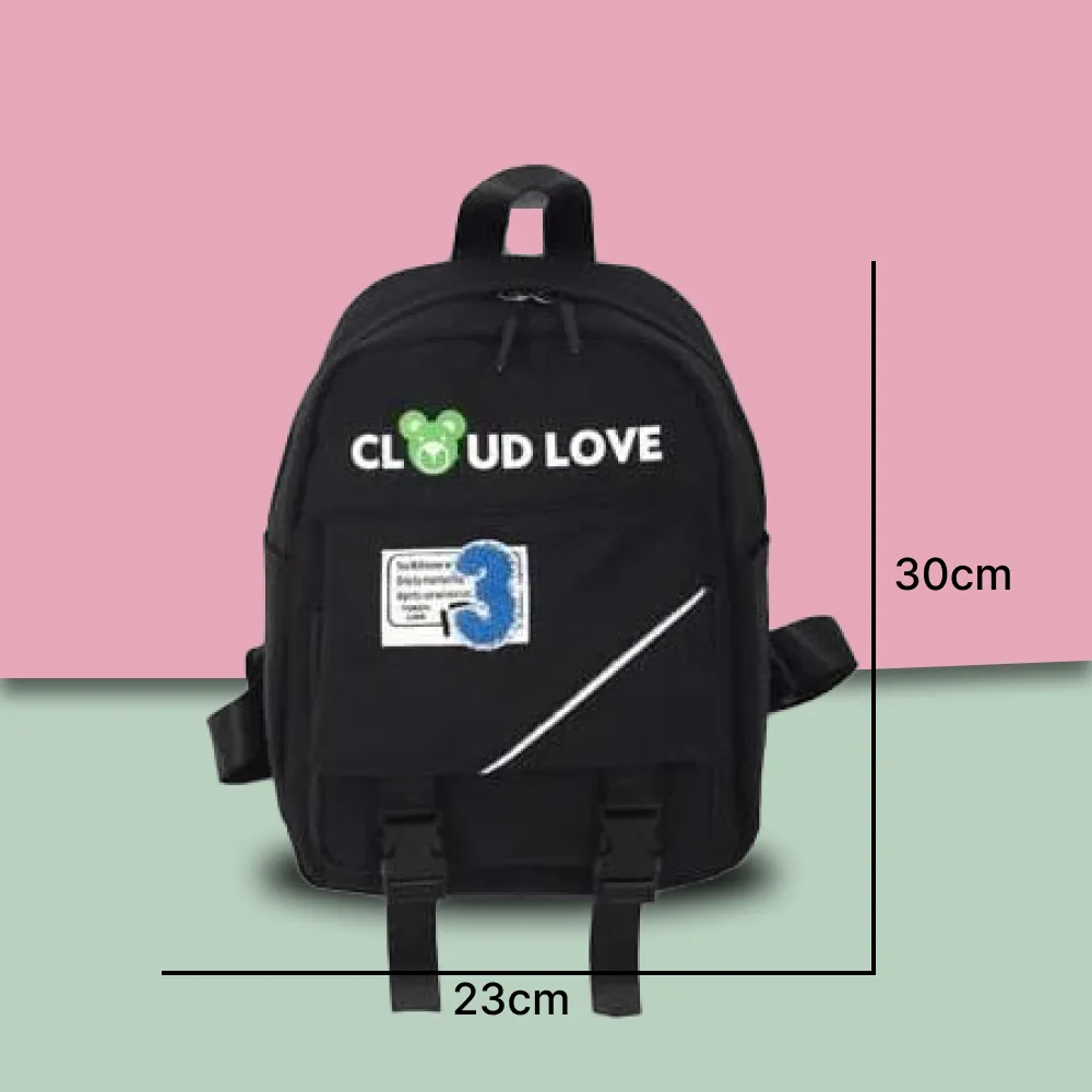 Cloud Love Printed Mini Backpack