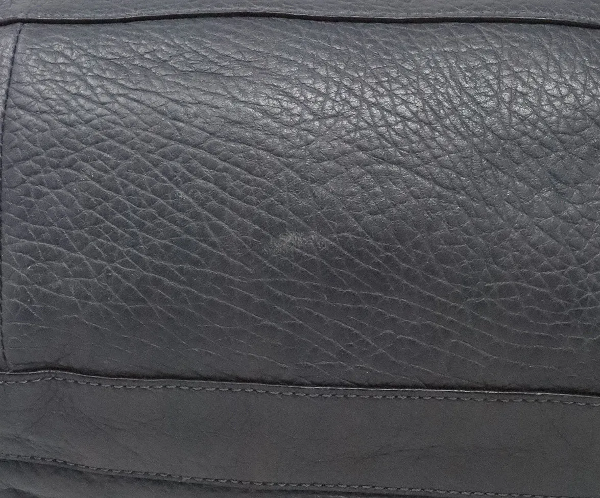 Coach Grey Leather Shoulder Bag