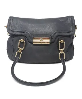 Coach Grey Leather Shoulder Bag