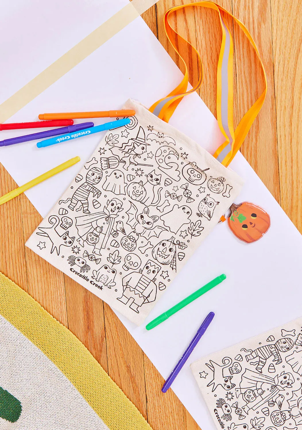 Crocodile Creek Color Your Own Halloween Bag