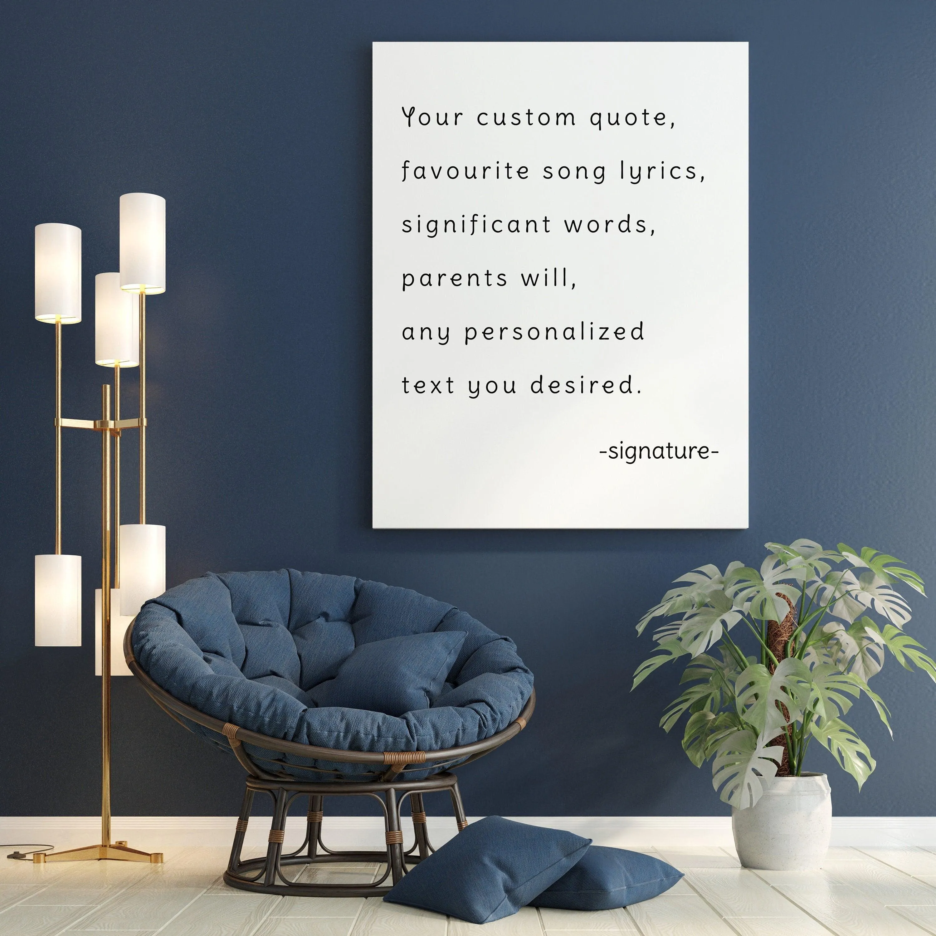 Customized Inspirational Canvas Artwork - Unique Motivational Masterpiece