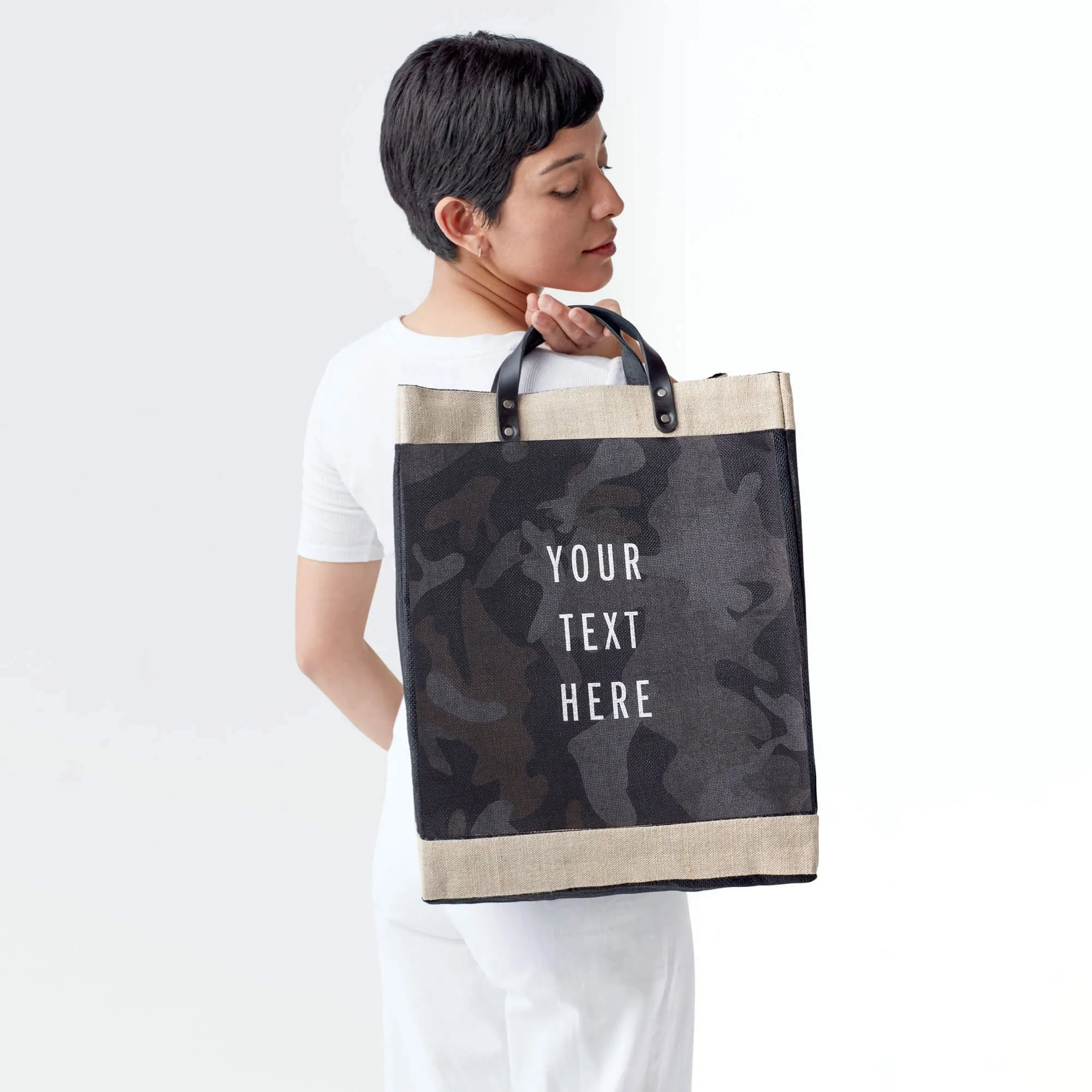 Customized Market Bag in Shadow Safari - Wholesale