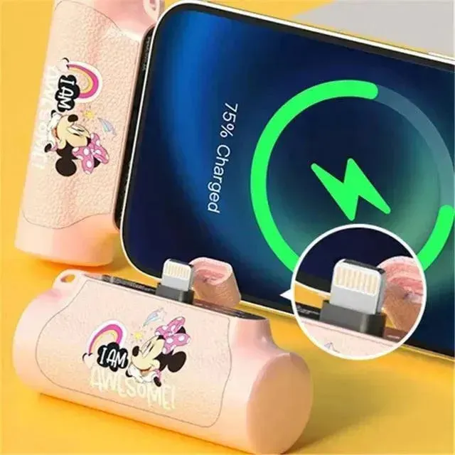 Disney Portable Charging Power Capsule (For iPhone & Android)