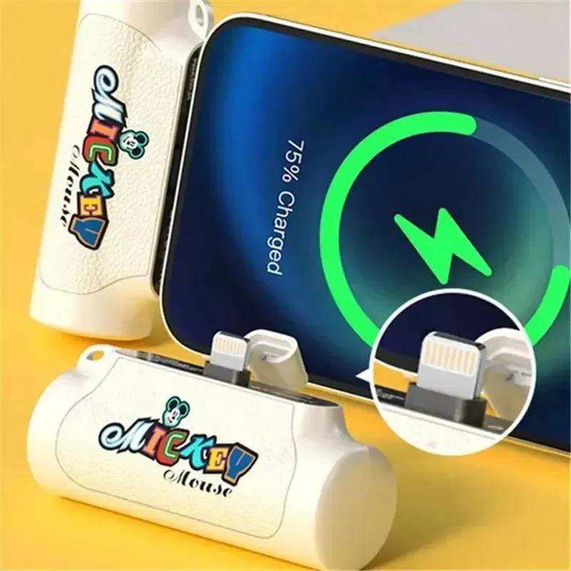 Disney Portable Charging Power Capsule (For iPhone & Android)