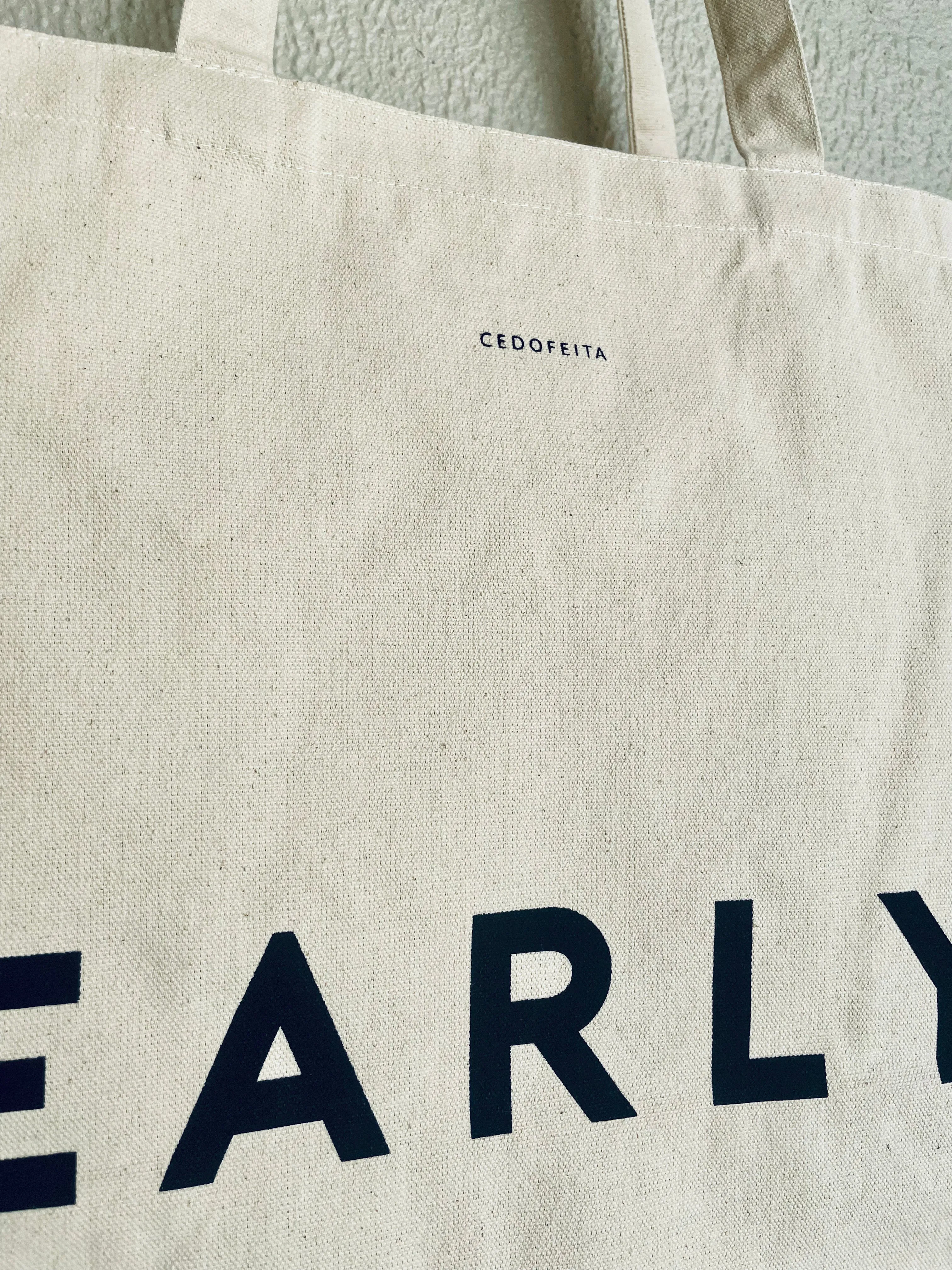 EARLY Tote Bag — ECRU