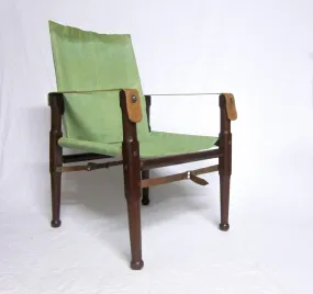 Early Twentieth Century Campaign Roorkhee Chair with Transit Bag