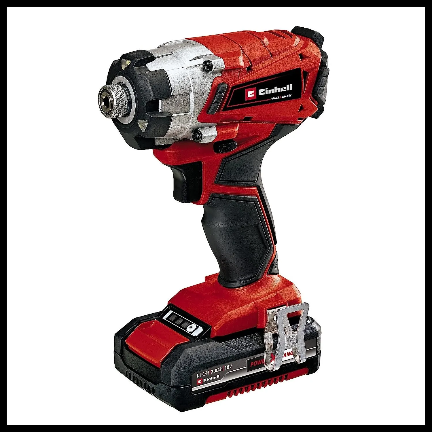 Einhell Power X-Change 18V Cordless Drill And Impact Driver Set With 2 x Batteries, Charger And Storage Bag