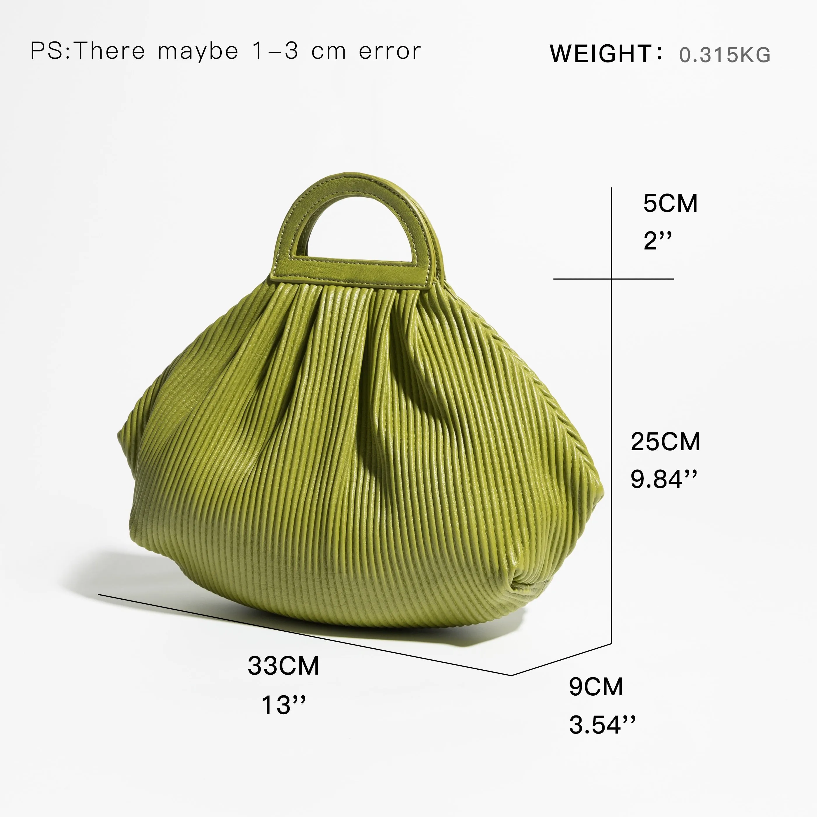 Eliza Pleated Dumpling Bag - 6 Colors