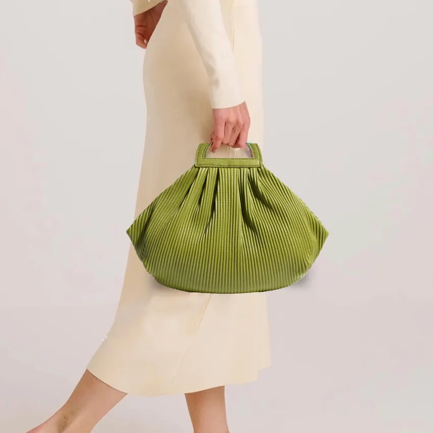 Eliza Pleated Dumpling Bag - 6 Colors