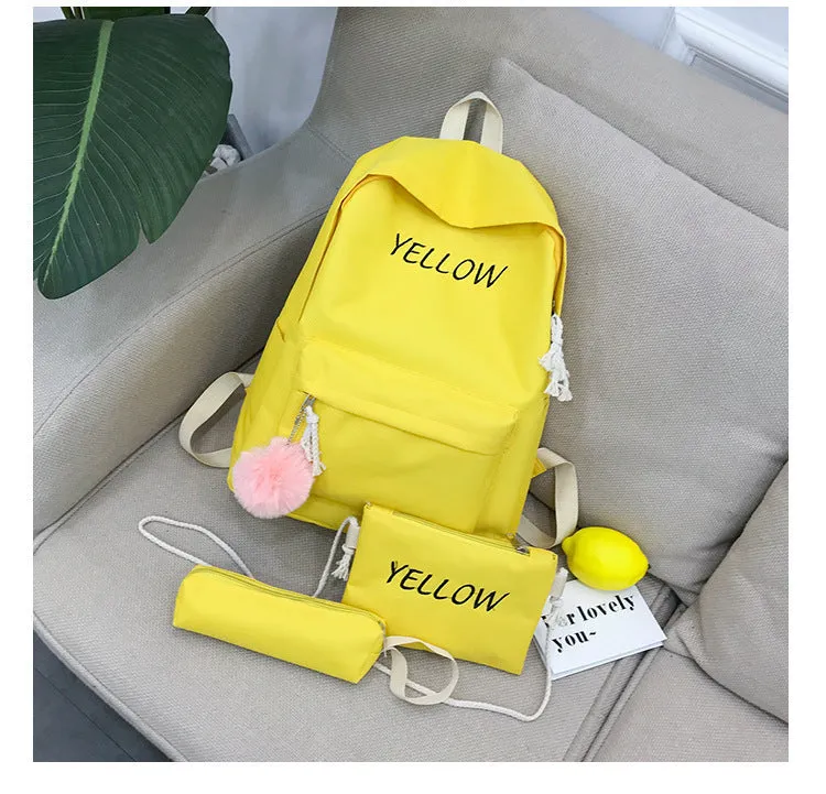 Endearing Colored Name Backpack