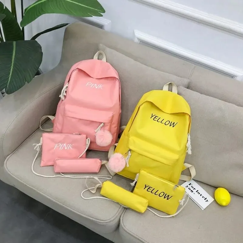 Endearing Colored Name Backpack