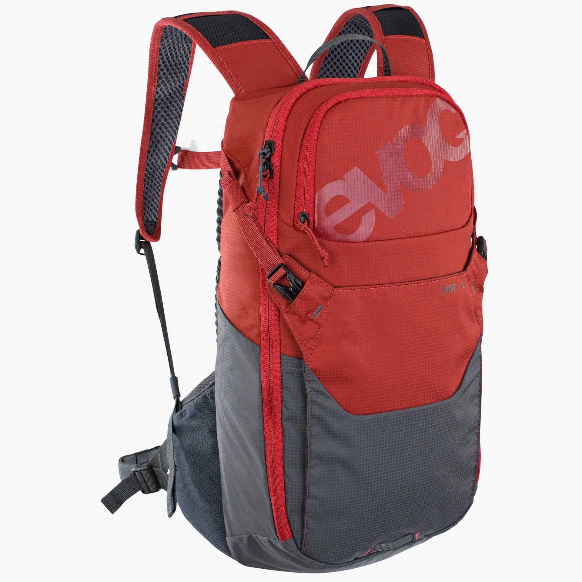 EVOC Ride 12 Hydration Bag Chili Red/Carbon Grey