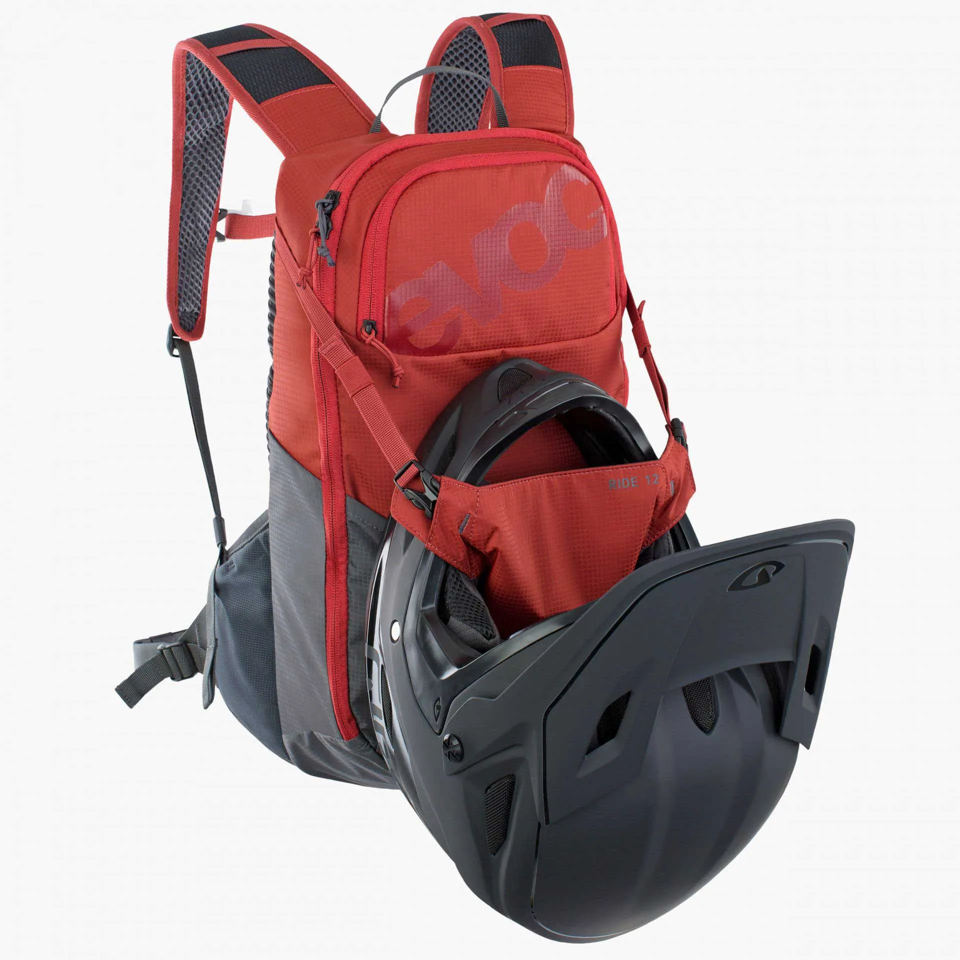 EVOC Ride 12 Hydration Bag Chili Red/Carbon Grey