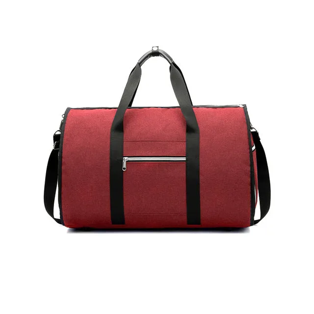 Foldable Men Duffle Bags with Suits Compartment