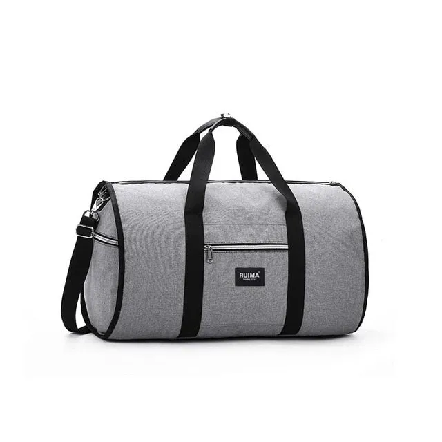 Foldable Men Duffle Bags with Suits Compartment