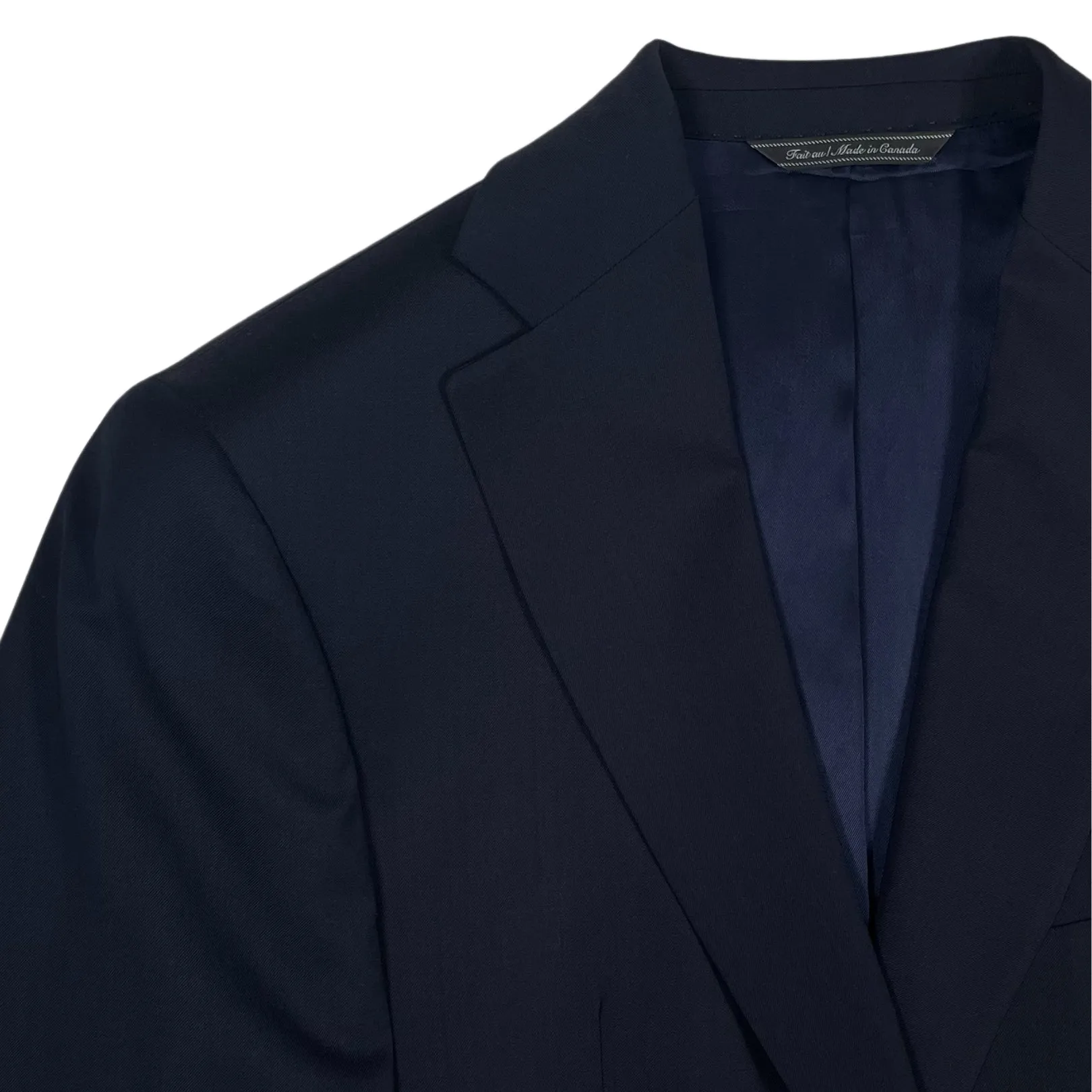 French Navy KIN Two Button Wool Suit