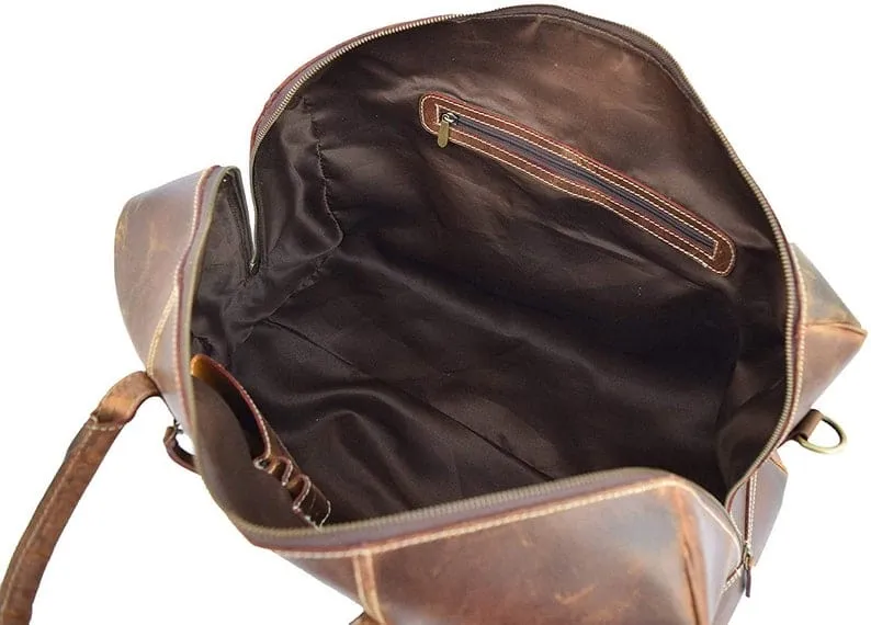 Full Grain Leather Duffle Bag