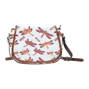 Gathering White Saddle Bag/Large