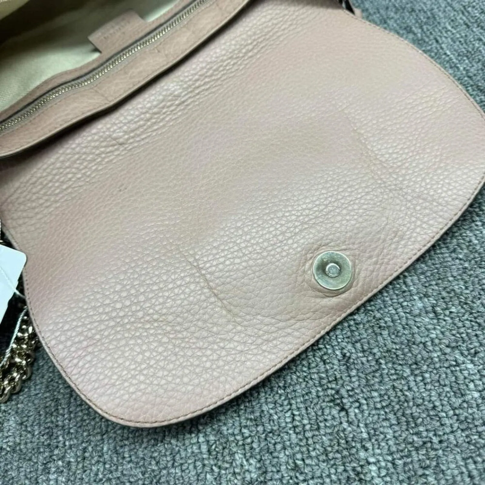 GUCCI Soho Leather Shoulder Bag