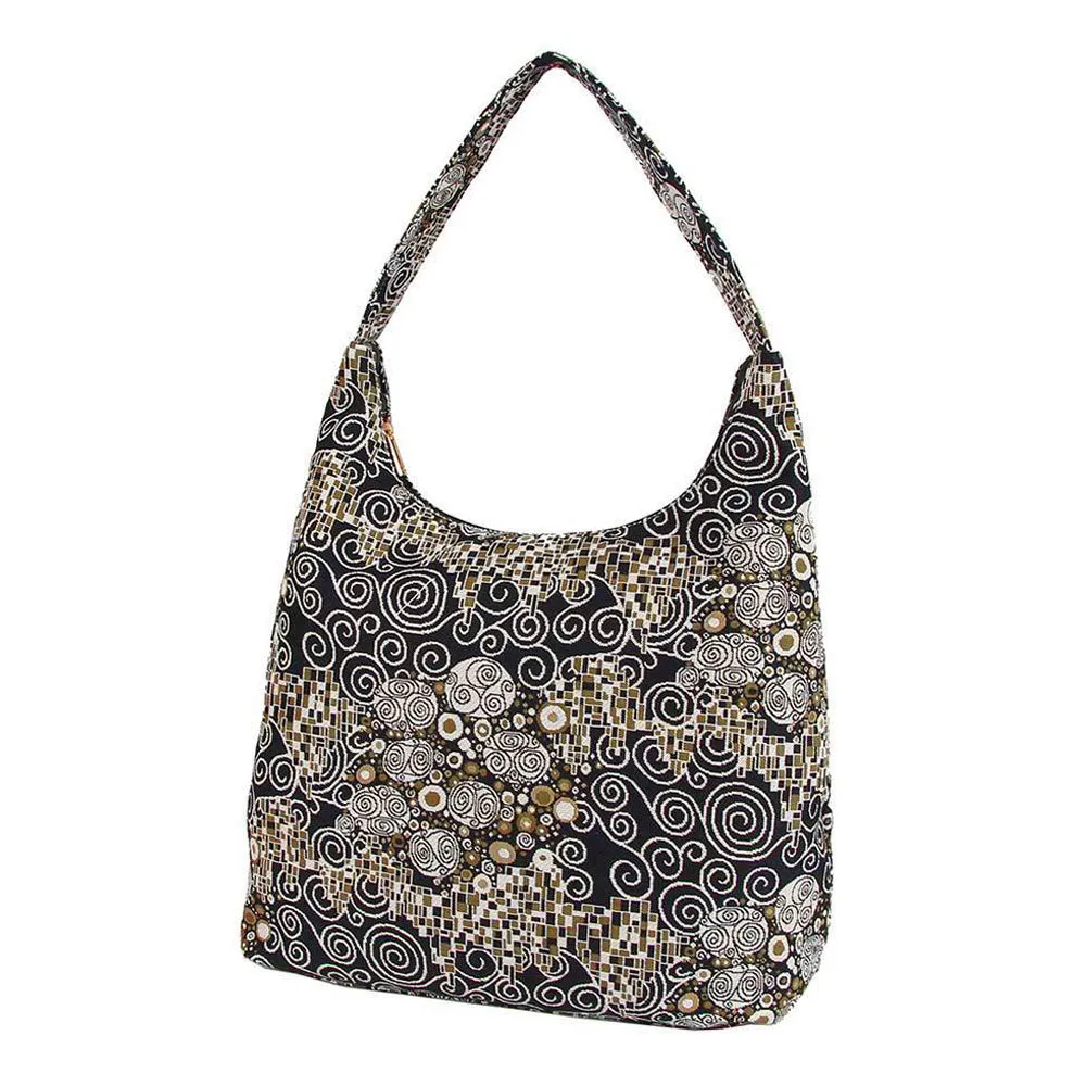 Gustav Klimt The Kiss Tapestry Hobo Shoulder Bag