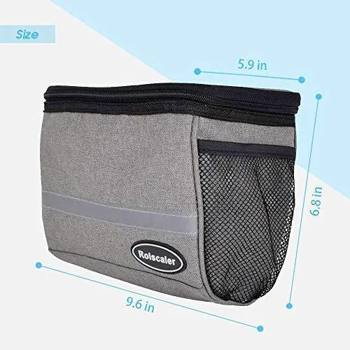 Handlebar Insulated Bag with Touchable Phone Pouch