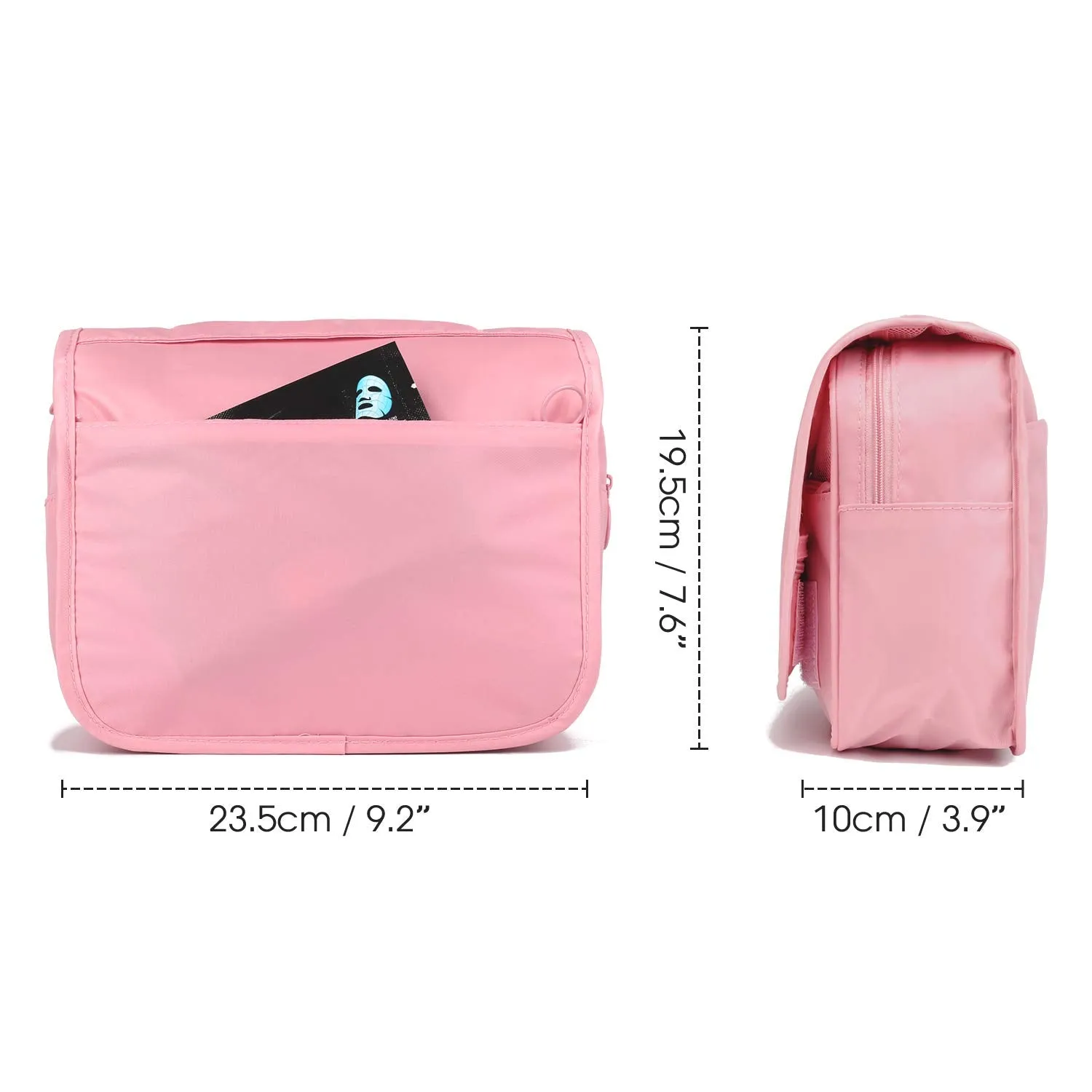 Hanging Travel Toiletry Make up Organizer Bag Pure Color