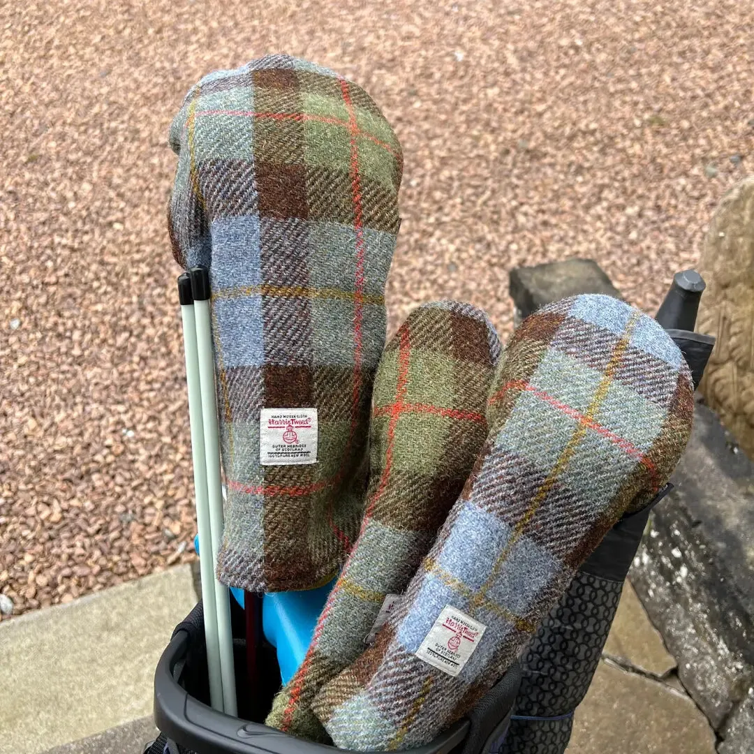 Headcovers & Putter Cover Set in Harris Tweed®