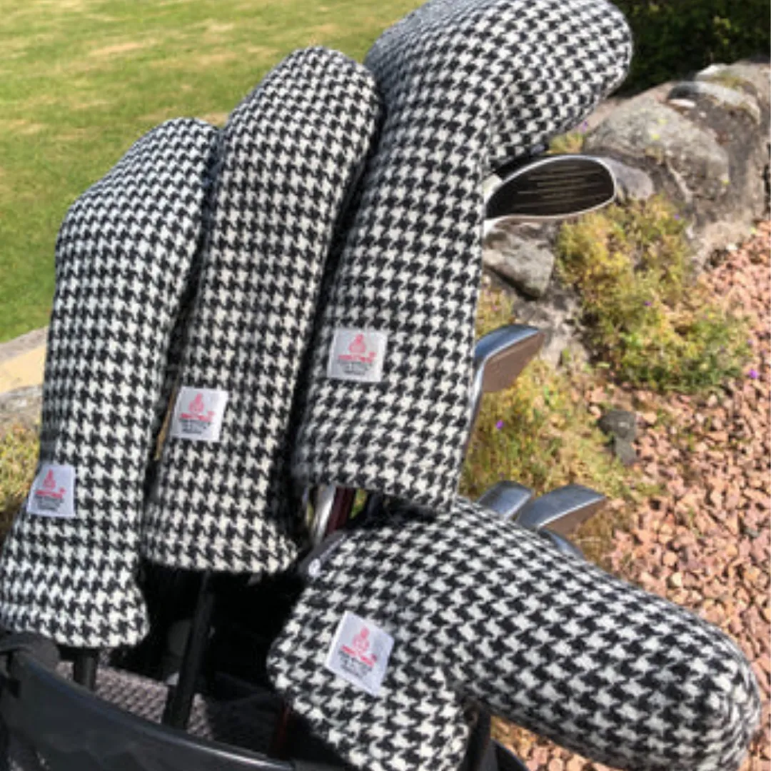 Headcovers & Putter Cover Set in Harris Tweed®