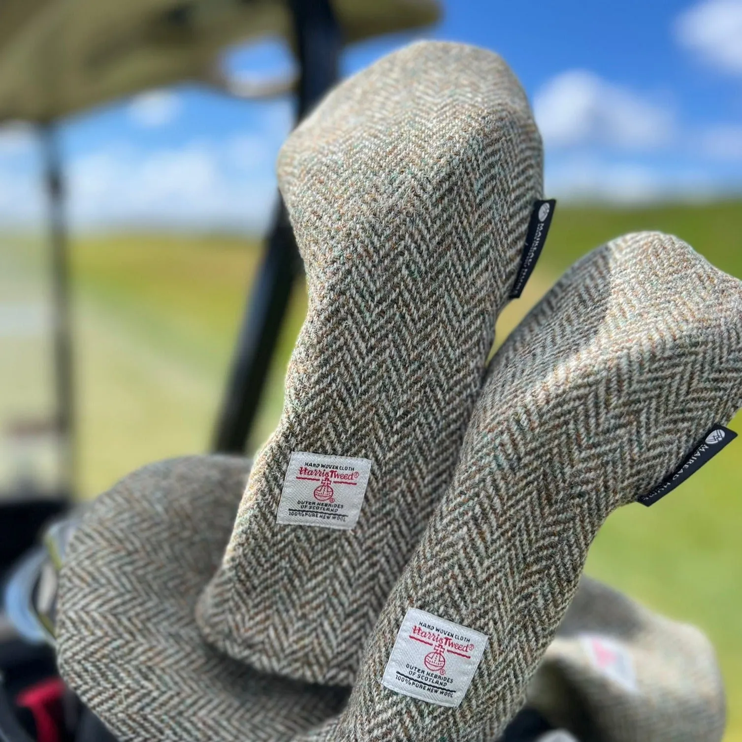 Headcovers & Putter Cover Set in Harris Tweed®