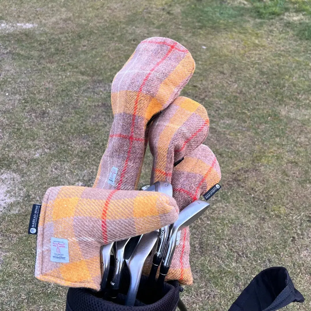 Headcovers & Putter Cover Set in Harris Tweed®