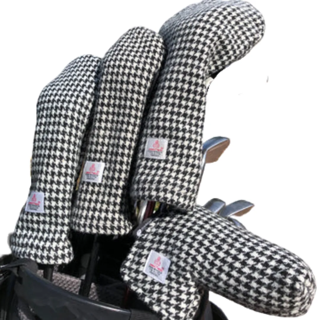 Headcovers & Putter Cover Set in Harris Tweed®