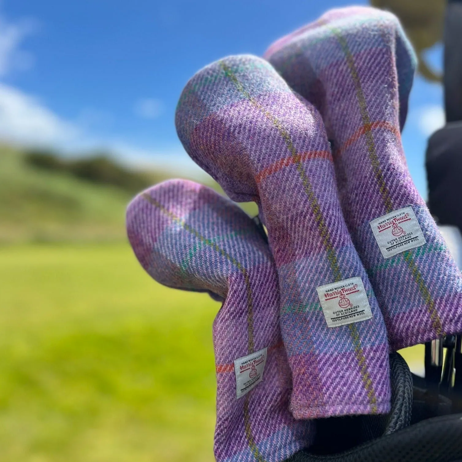 Headcovers & Putter Cover Set in Harris Tweed®