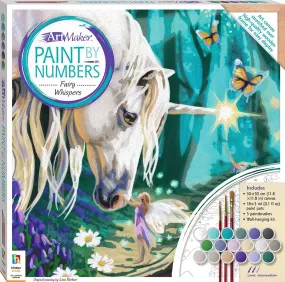 Hinkler Art Maker Paint by Numbers Canvas: Fairy Whispers