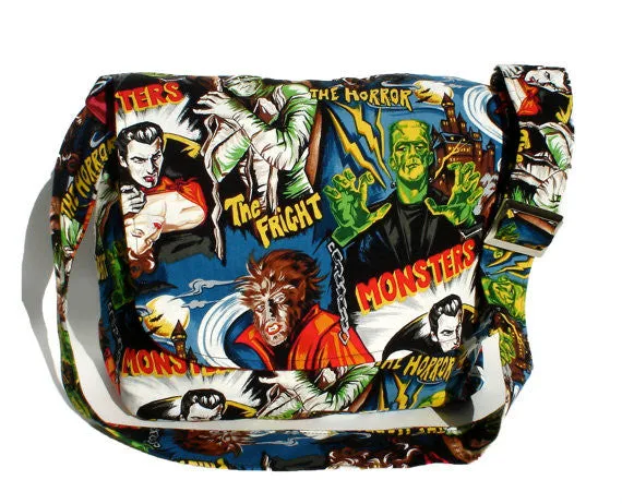 Hollywood Monsters Messenger Bag