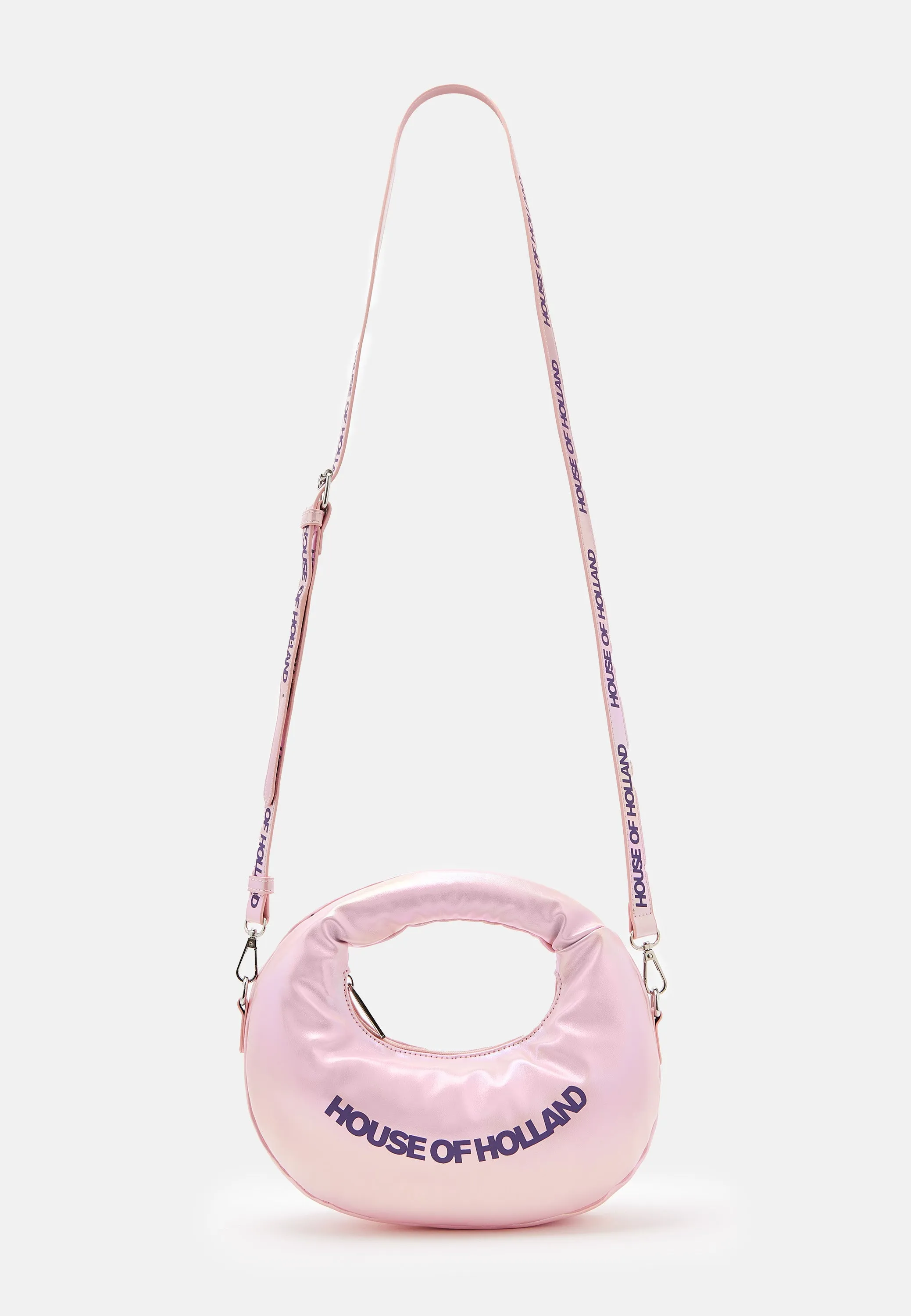 House Of Holland Pink Cloud Crossbody Bag