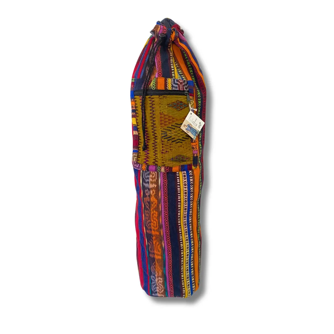 Huipil Embroidered Yoga Bag (Assorted) - Guatemala