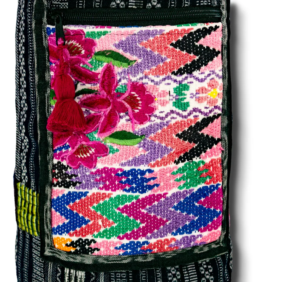 Huipil Embroidered Yoga Bag (Assorted) - Guatemala