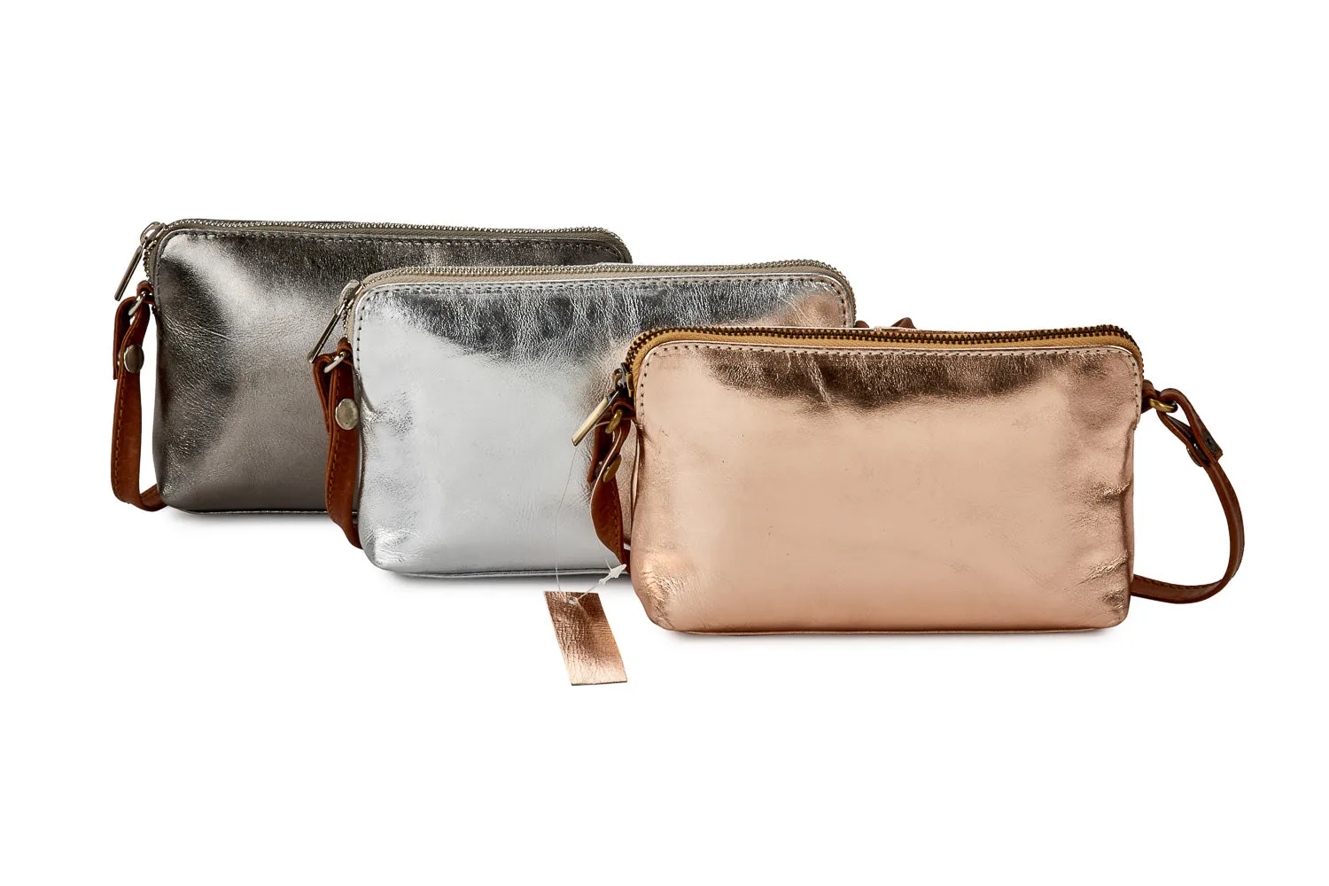 HYDESTYLE Metallic Magpie NEL Clutch Bag #LB87 Silver