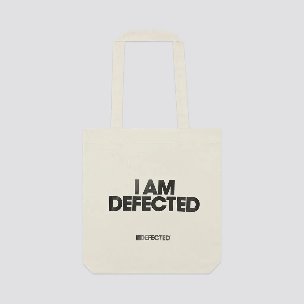 I Am Defected Canvas Shopper